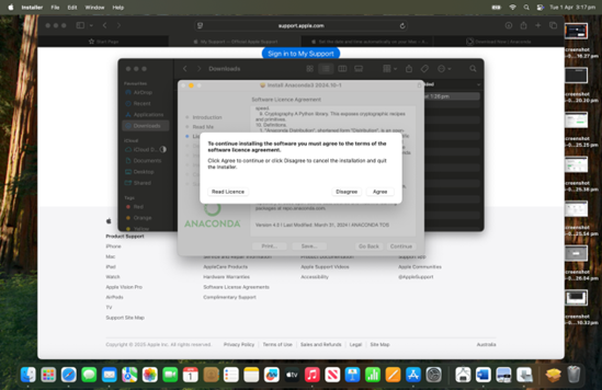 Anaconda License Mac agree